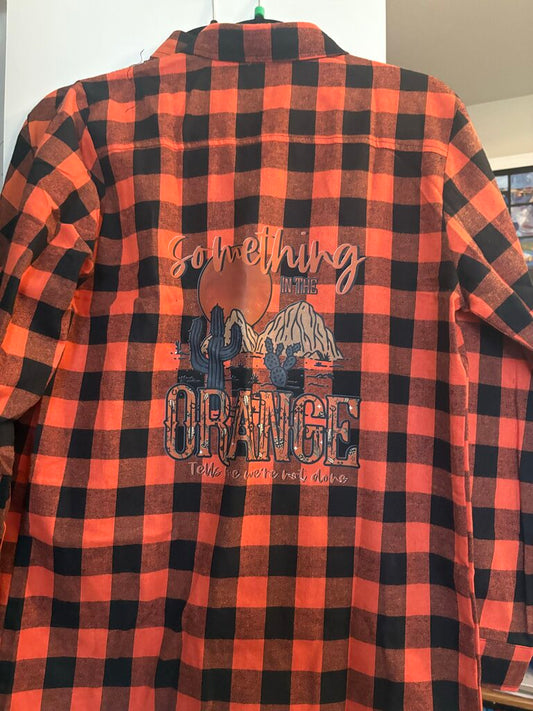 Shirt, Flannel "Something in the Orange"