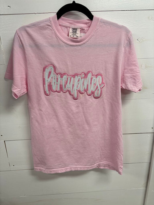 Pink out porcupines shirt size medium