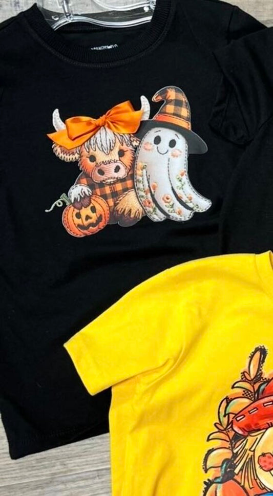 HIGHLAND COW W/BOW-5