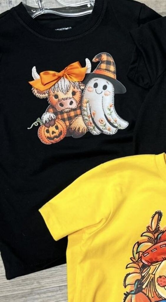 HIGHLAND COW W/BOW-5