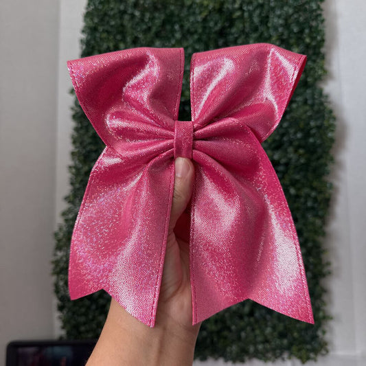 Hot Pink boxed cheer bow