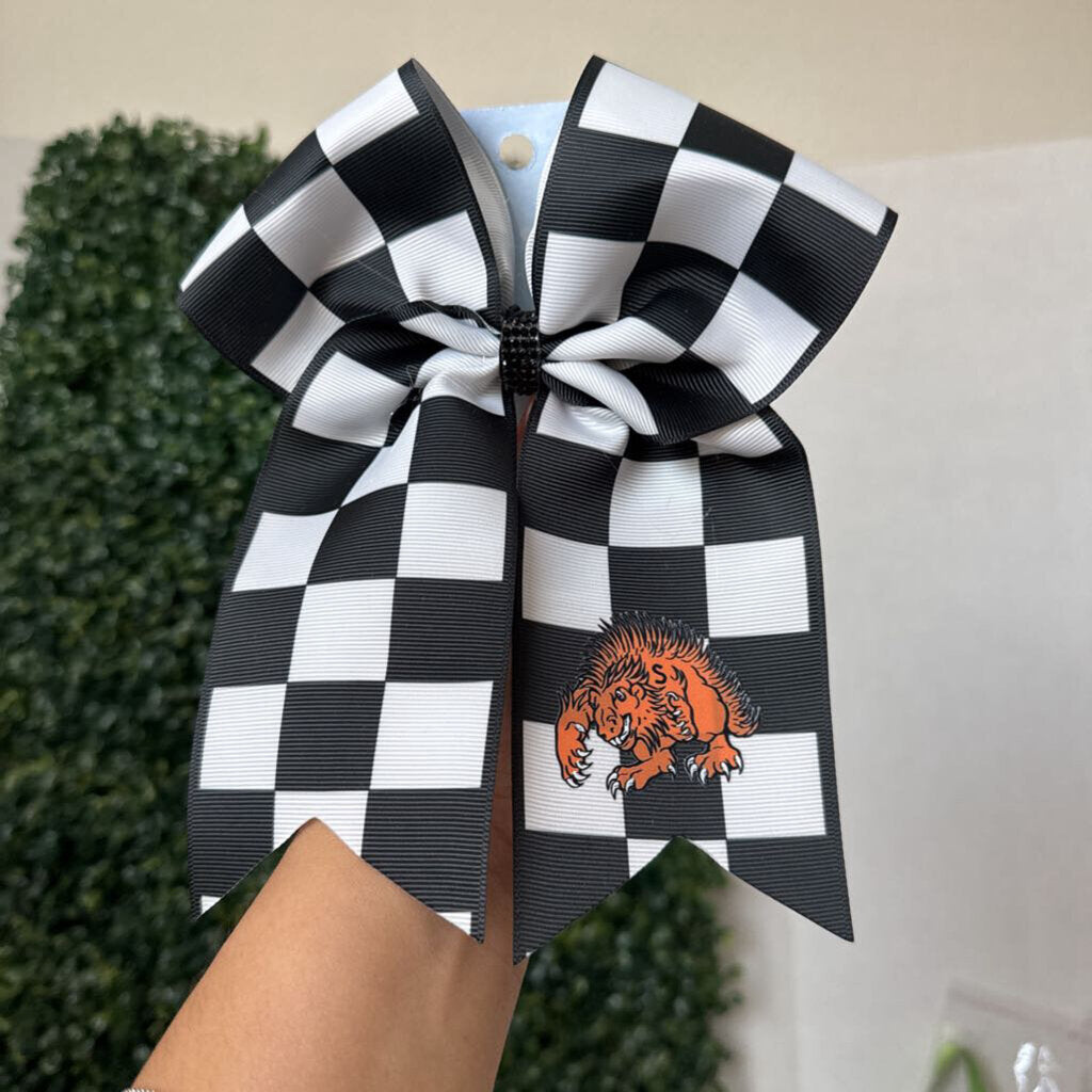 Black & White Checkered with Pine logo