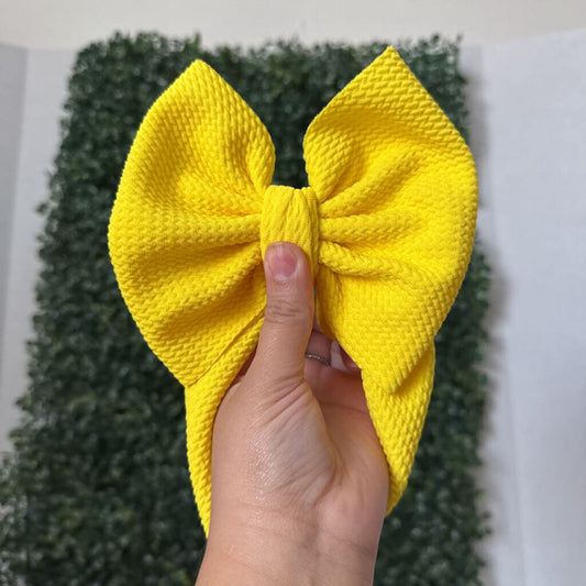 Yellow newborn headwrap