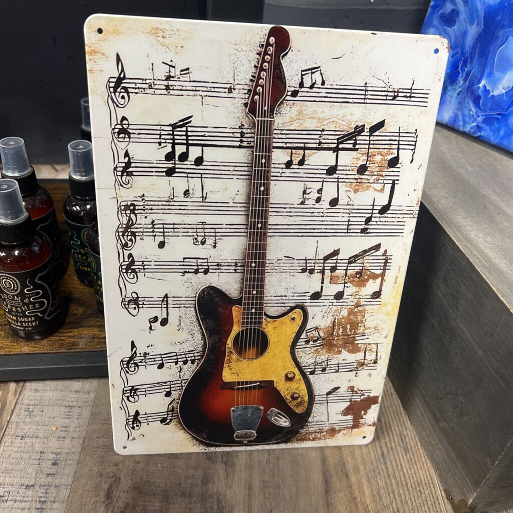Sign, Metal Guitar