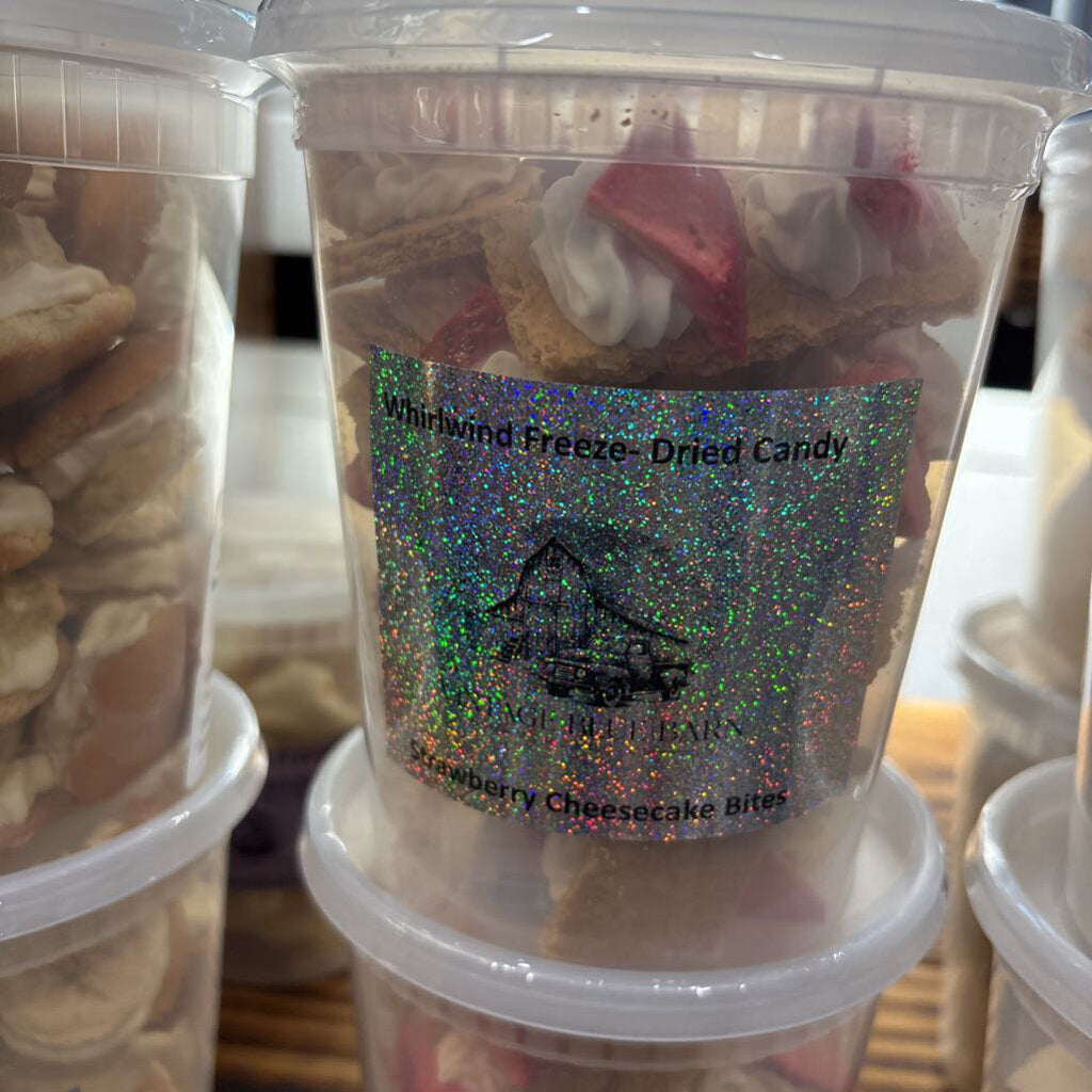 Strawberry cheesecake bites