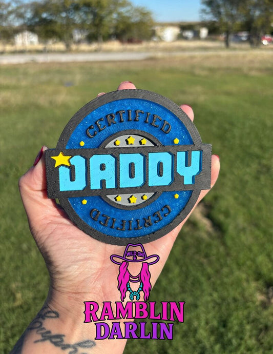 Certified Daddy Freshie in Black Ice Scent