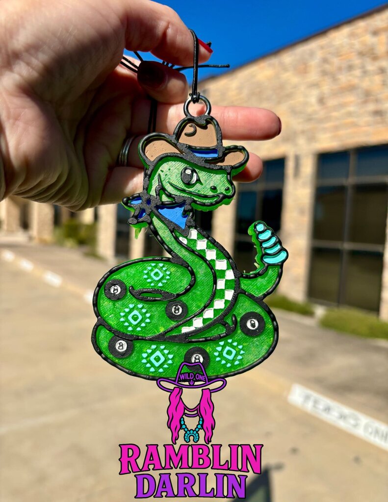 Western Snake Freshie in Gummie Bear Slushie Scent