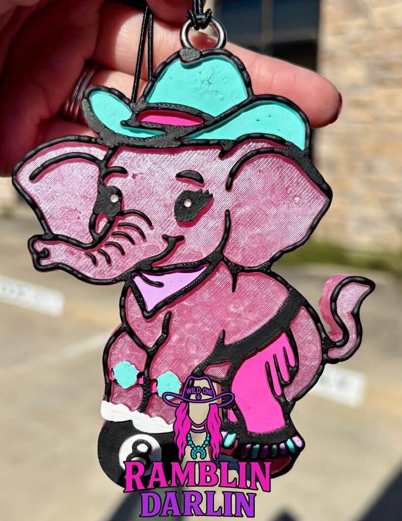 Western Elephant Freshie in Watermelon Jolly Rancher Scent