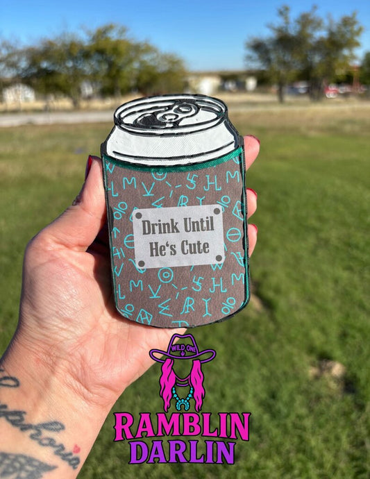 Beer in Koozie Freshie in Sparkling Agave Scent