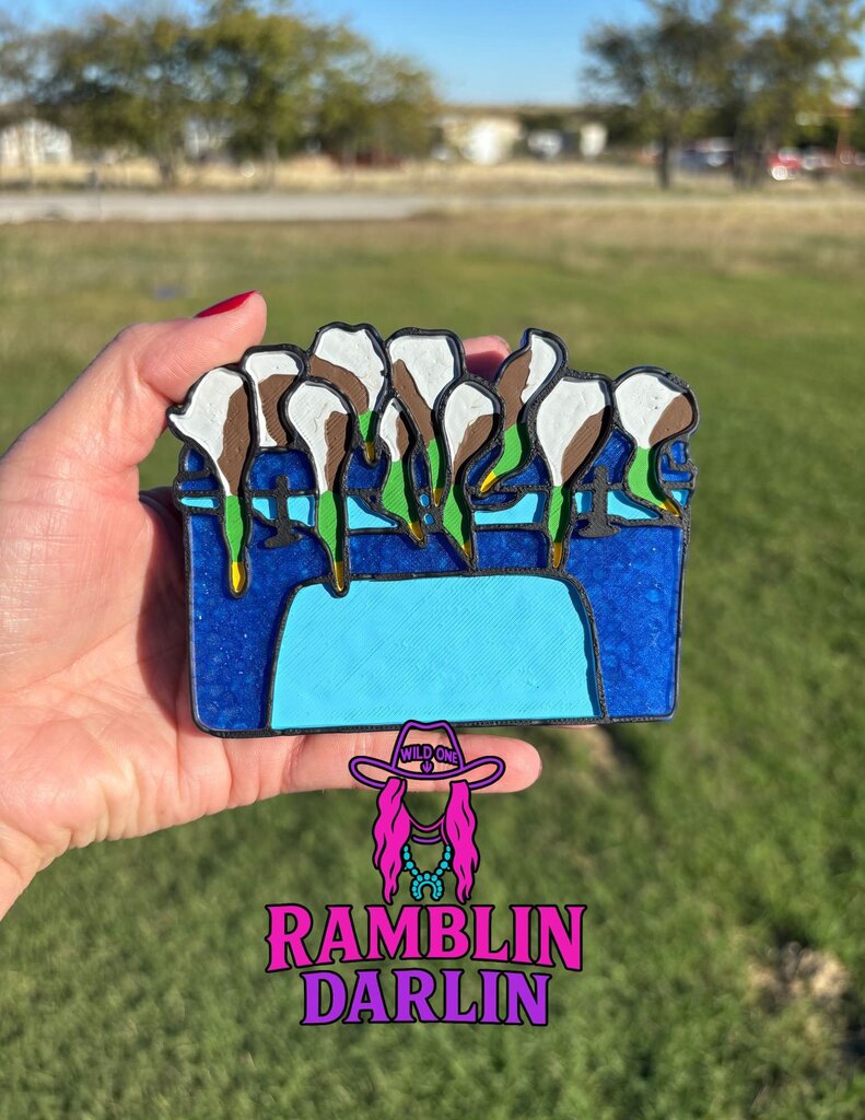 Ducks on a Cooler Freshie in Black Ice Scent