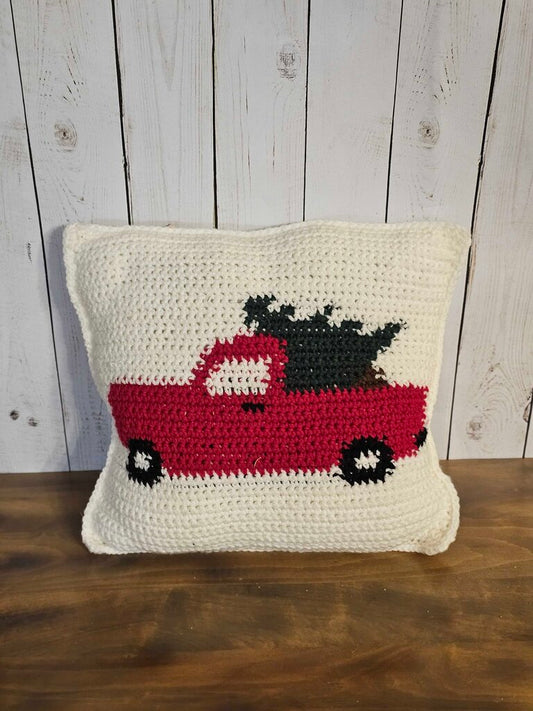Red Truck pillow