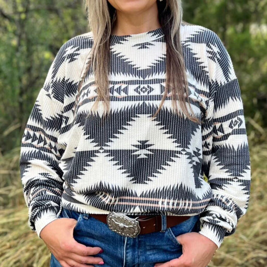 Mountain Music Sweater Large