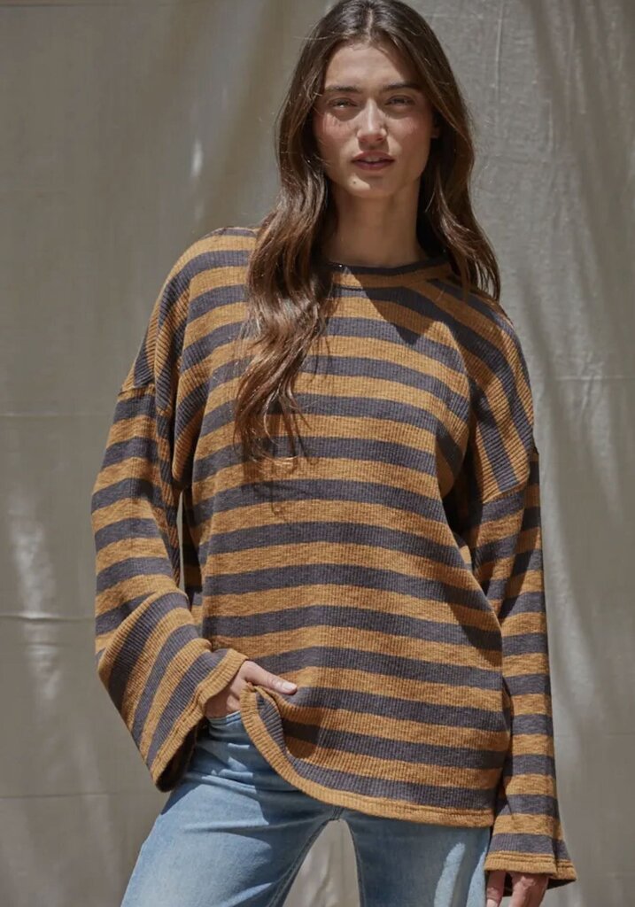 Fall Vibes Striped Top