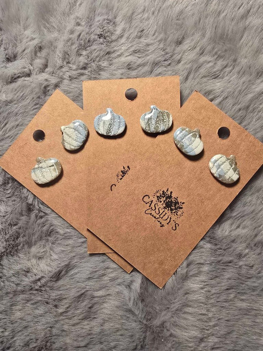 Neutral Pumpkin Studs