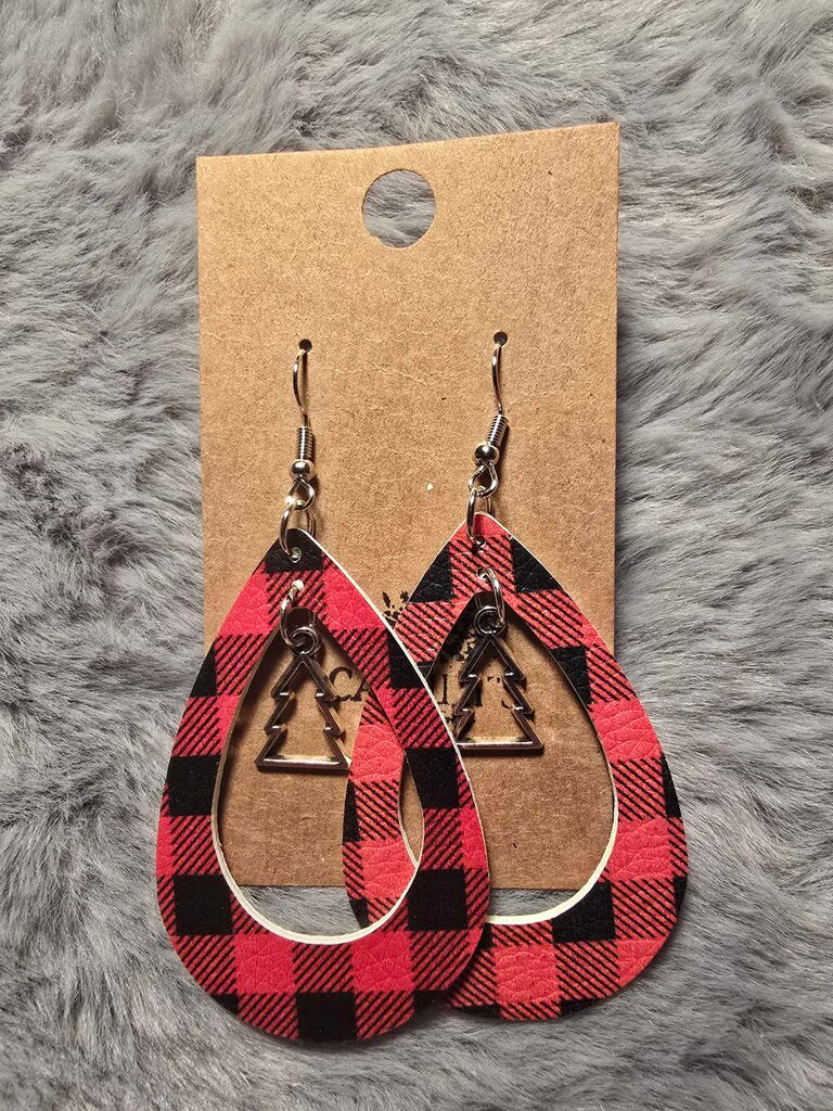 T-Leather Plaid W/Tree