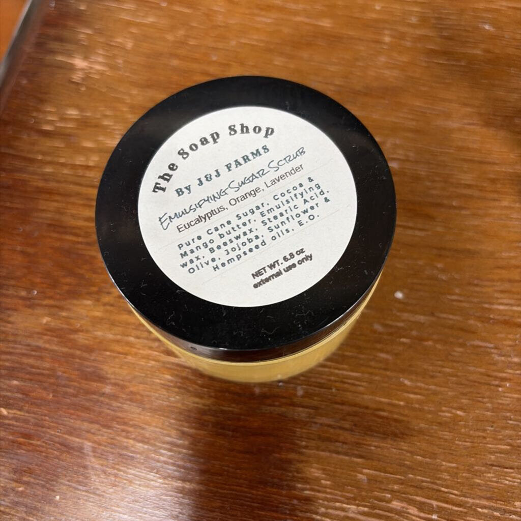 8. Sugar Scrub - Eucalyptus, Orange, Lavender