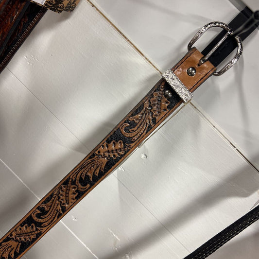 Leather Belt- Leaves