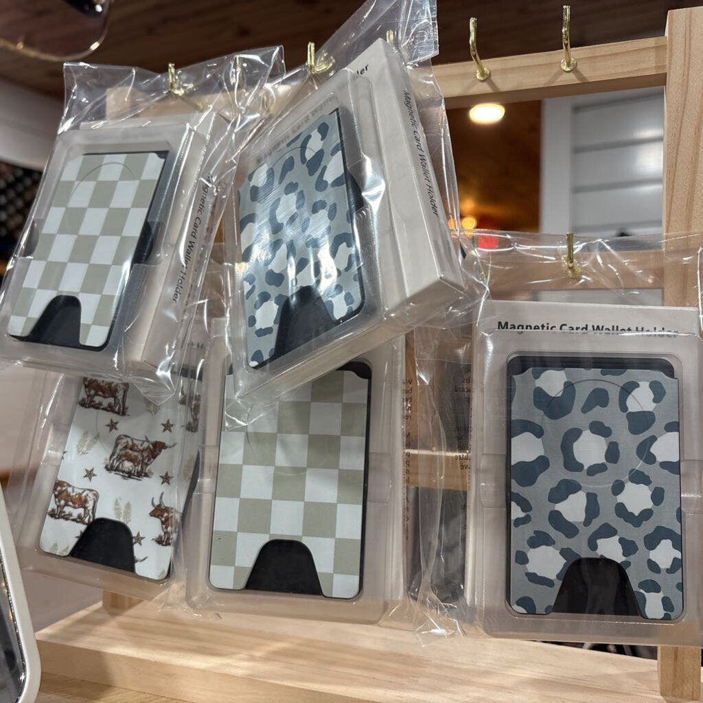 Leopard Mag Safe Phone Wallet