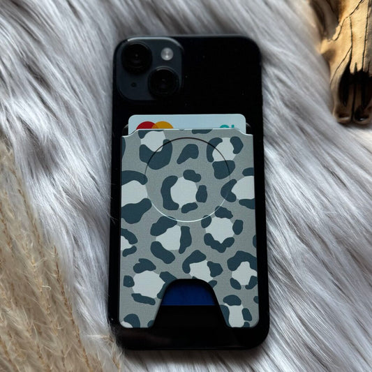 Leopard Mag Safe Phone Wallet