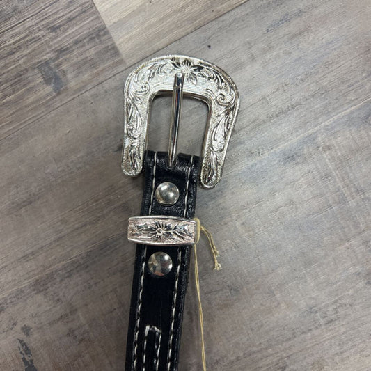 Black Leather Belt