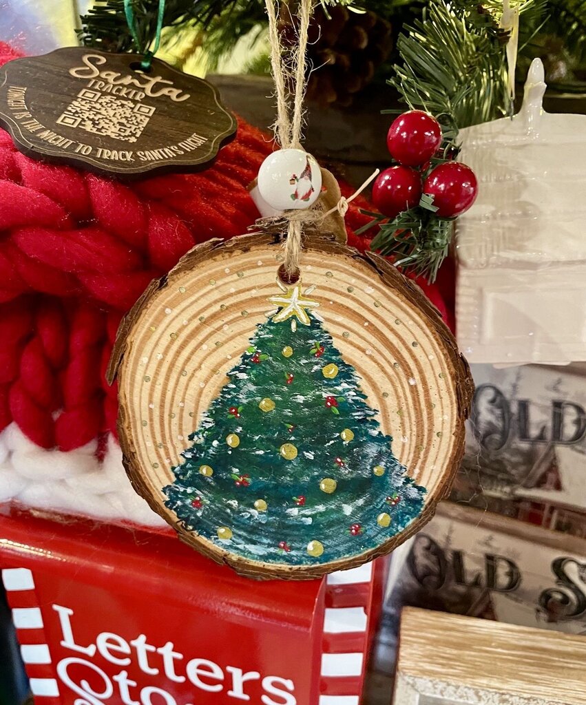 Wood Slice Ornament