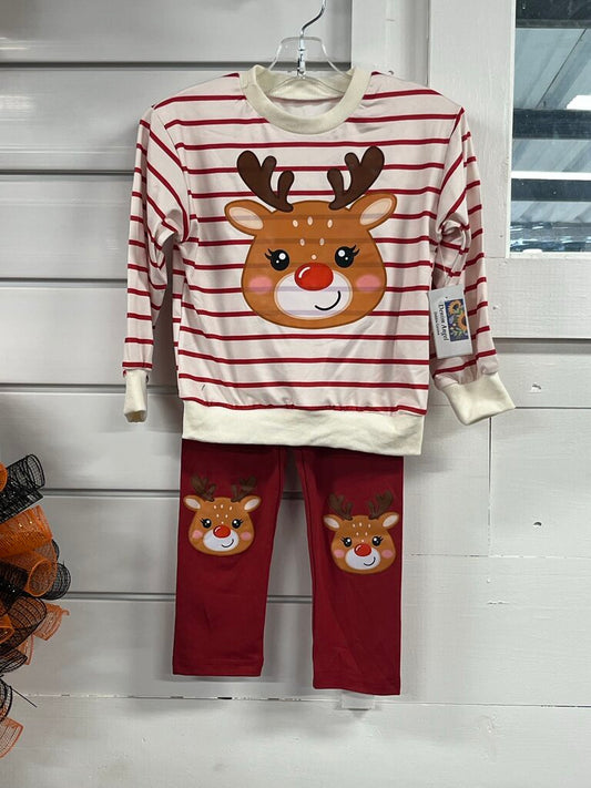 RED STRIPE DEER HEAD