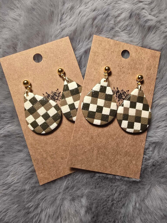 Check Teardrop Dangle
