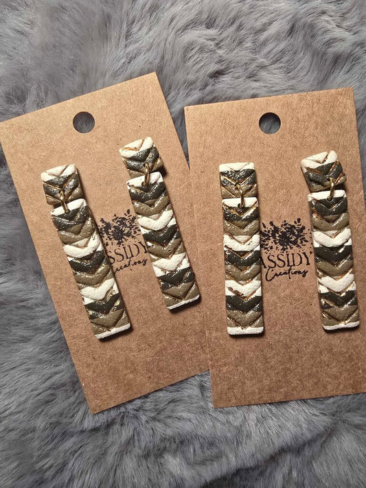 Chevron Check Dangle