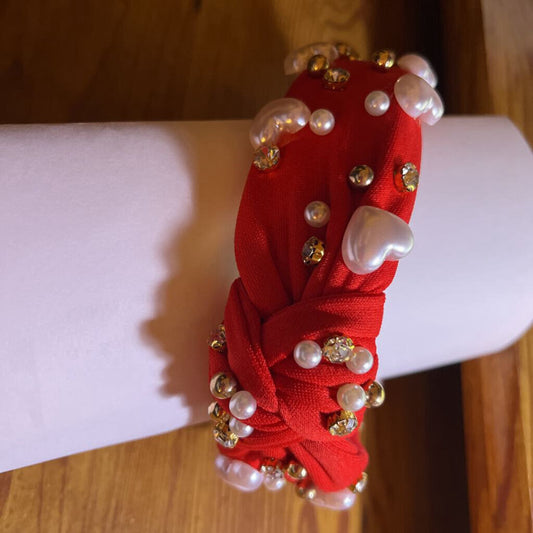 RED HEART HEADBAND