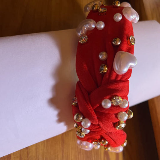 RED HEART HEADBAND