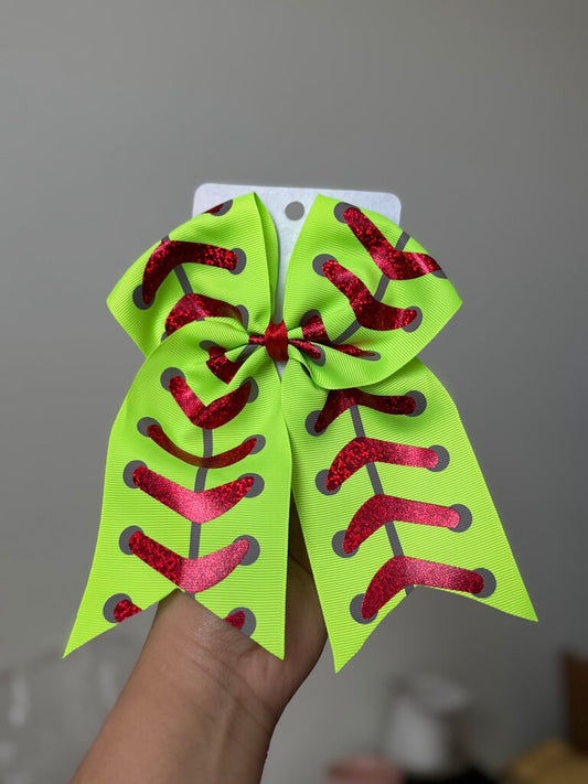 Softball Foil Stitching