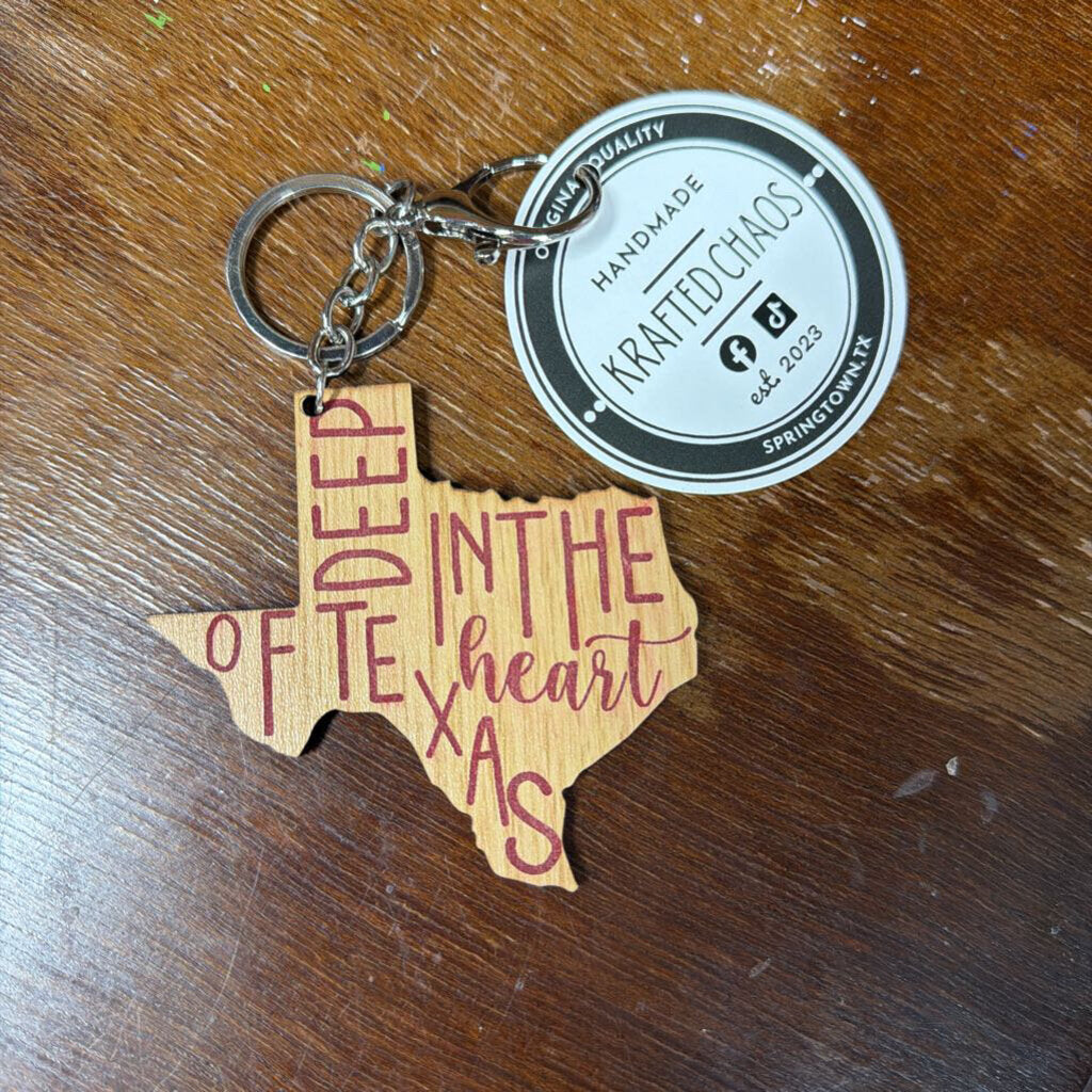 Deep in the Heart of Texas - Keychain
