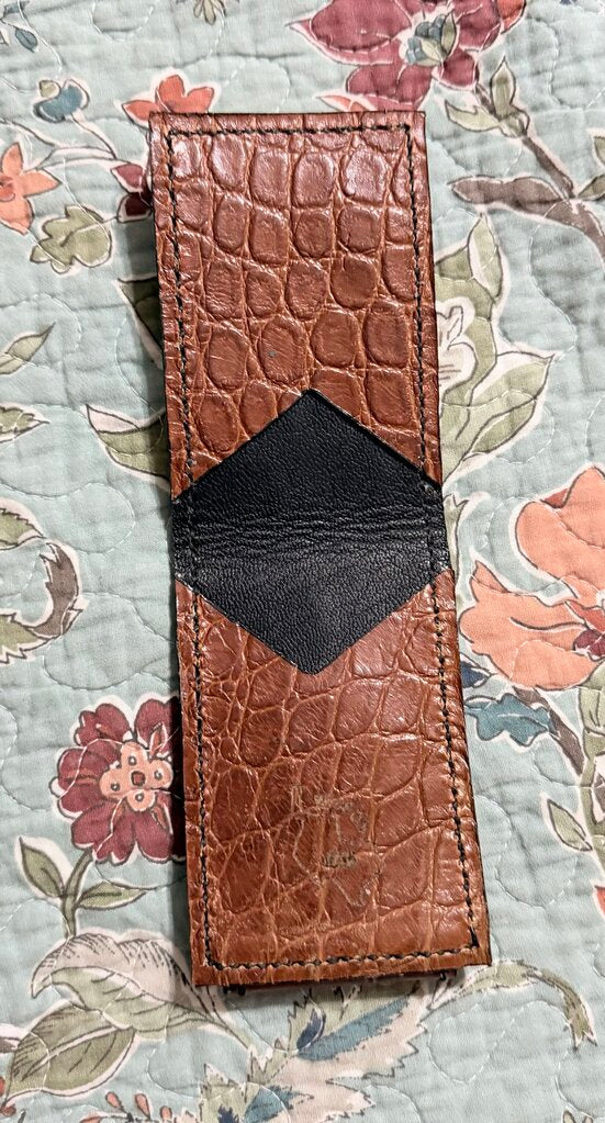 Alligator Leather Minimalist Wallet