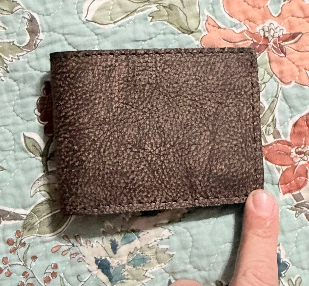 Cape Buffalo Leather Bifold Wallet