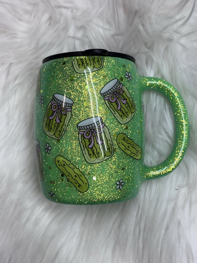 12 OZ COFFEE MUG PICKLE GIRL