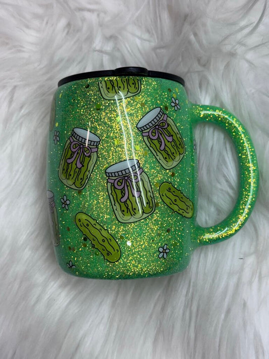 12 OZ COFFEE MUG PICKLE GIRL
