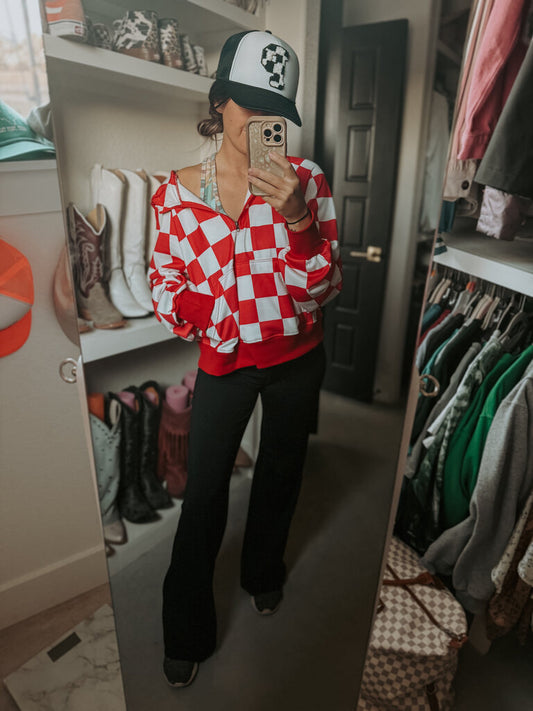 Red Checkered Set