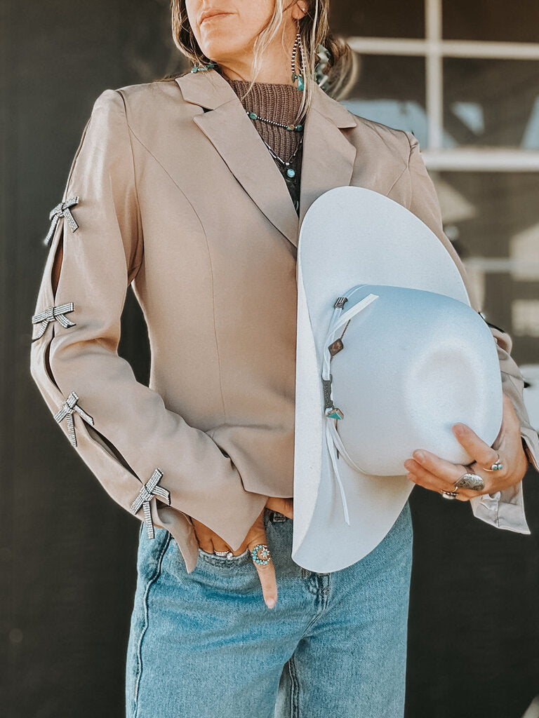 Leather Tie Tank