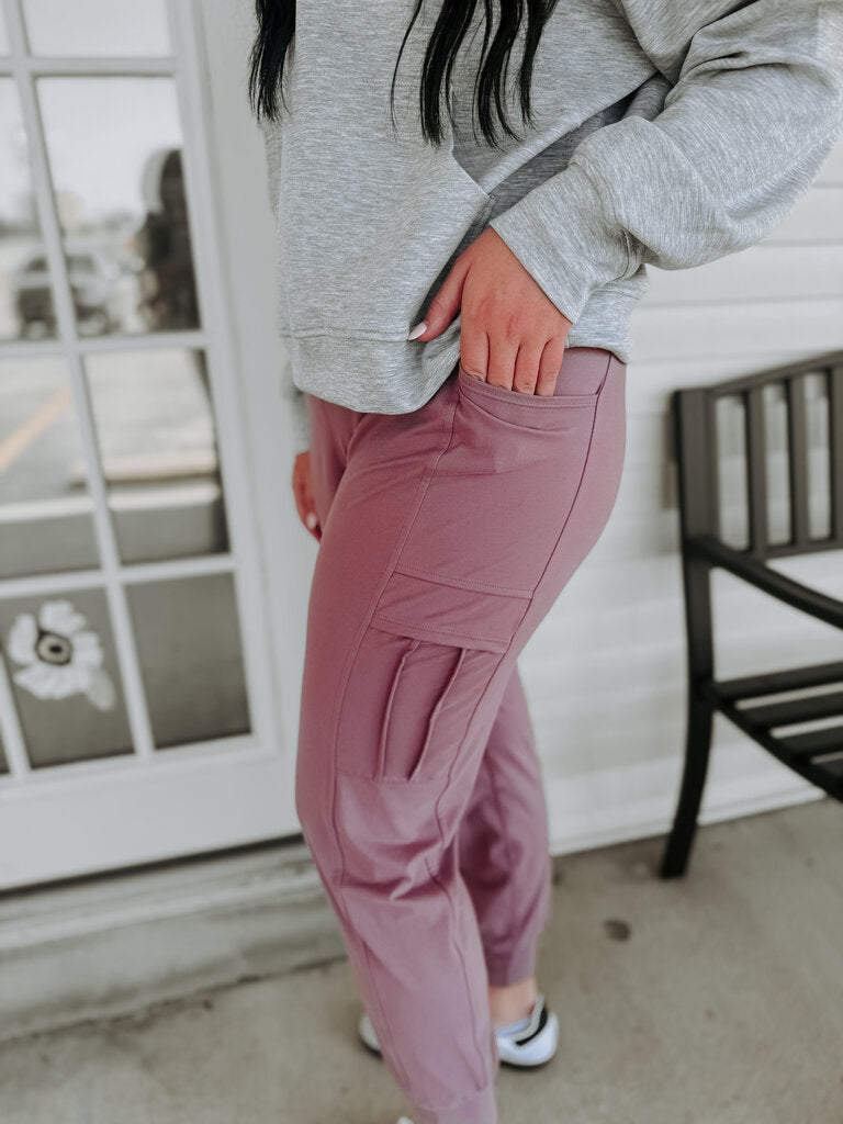 Rose Clay Joggers