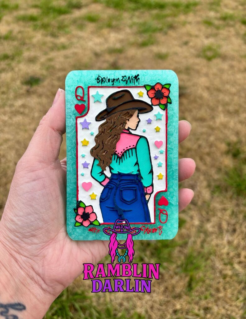 Queen of Hearts Freshie in Oasis Cocktail Scent
