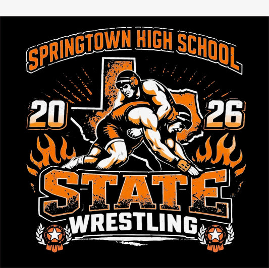 STATE WRESTLING SHIRTS