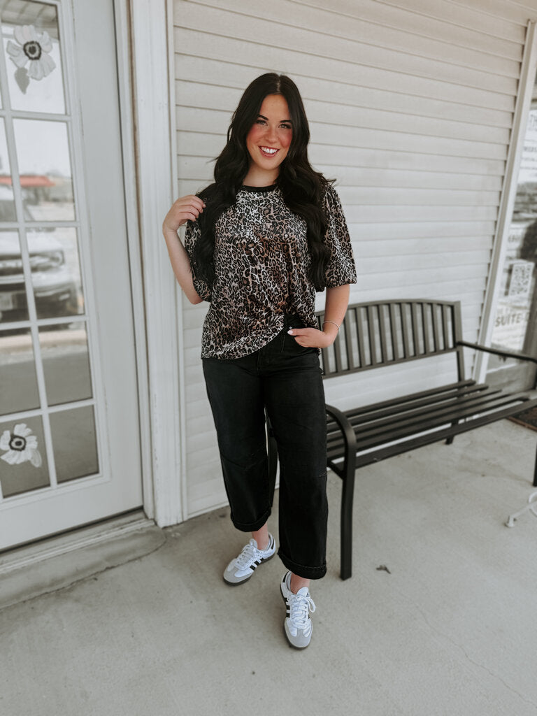 Leopard Velvet