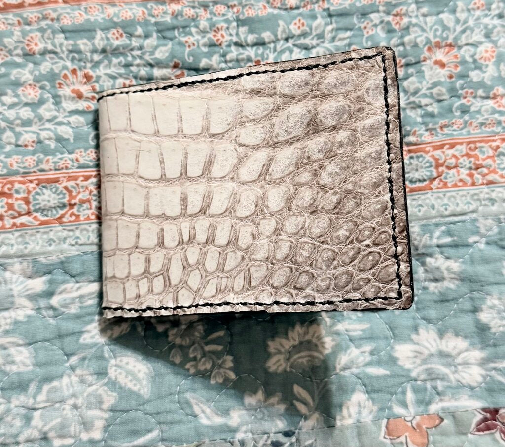 Himalayan Crocodile Leather Bifold Wallet