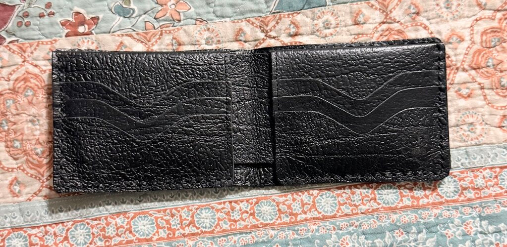 Elephant Leather Bifold Wallet