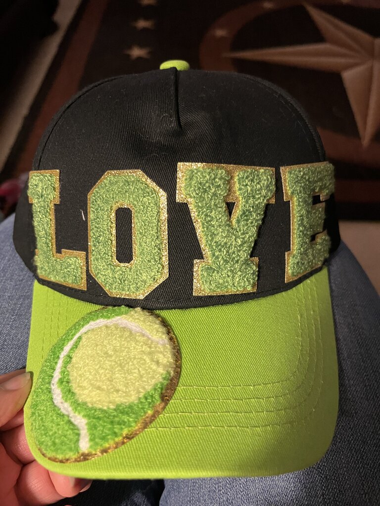 HAT-GREEN/BLACK LOVE HAT