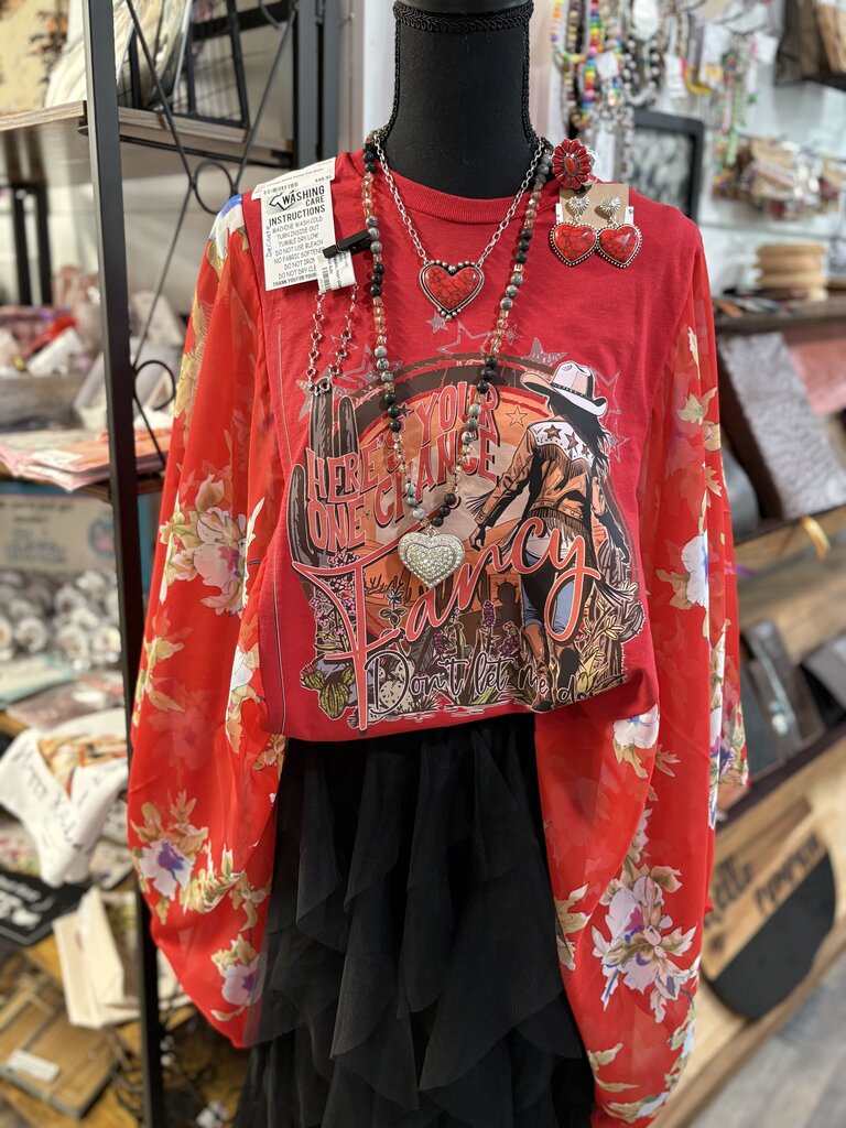 Shirt, Vintage Boho Fancy