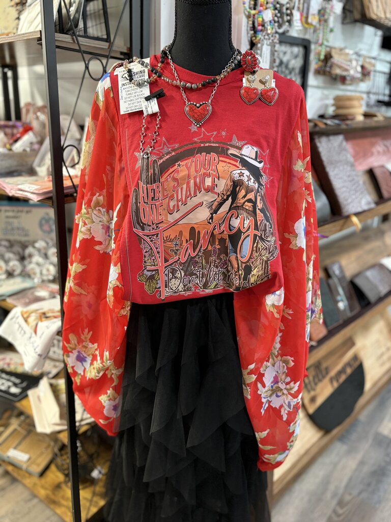 Shirt, Vintage Boho Fancy