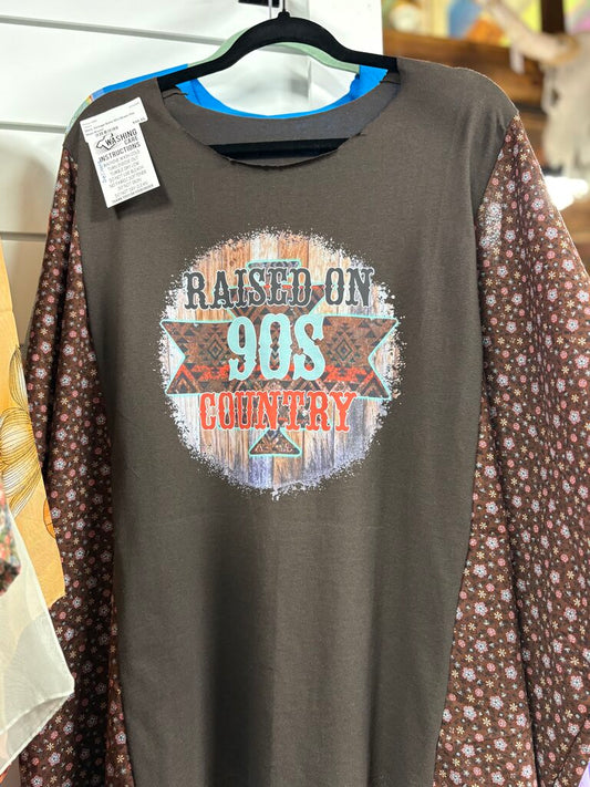 Shirt, Vintage Boho 90's Music