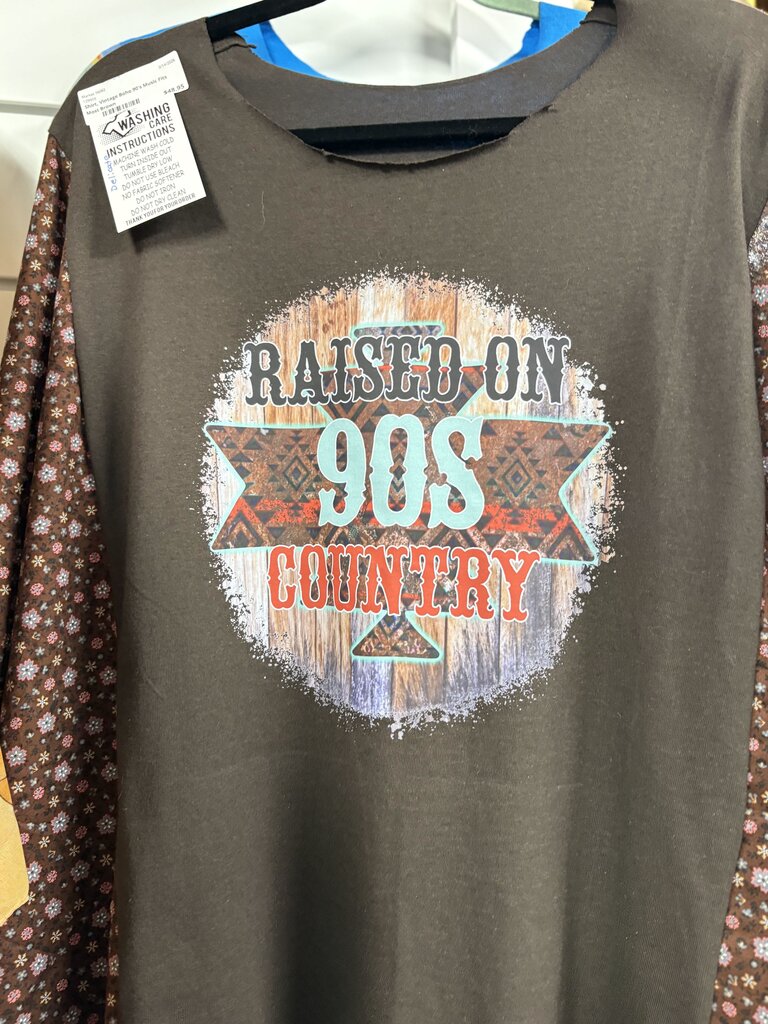 Shirt, Vintage Boho 90's Music