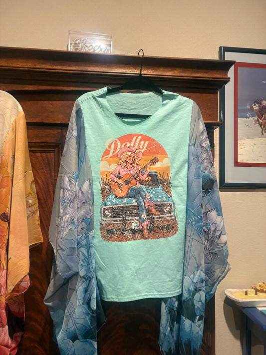 Shirt, Vintage Boho Dolly